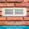 Metal Air Vent Cover, for Openings 9" x 3" (229