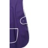 BILMASEE,s Ladies Universal Thick Cotton Blend Purple Tabard Apron, Side