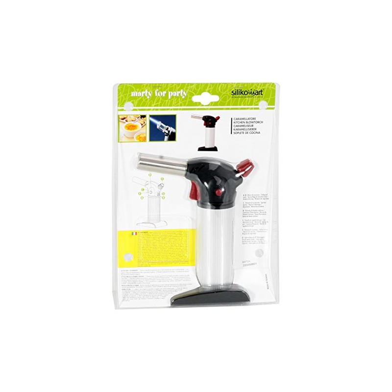 Silikomart | Cannello A Gas Ricaricabile, Materiale Acciaio Inossidabile, Colore