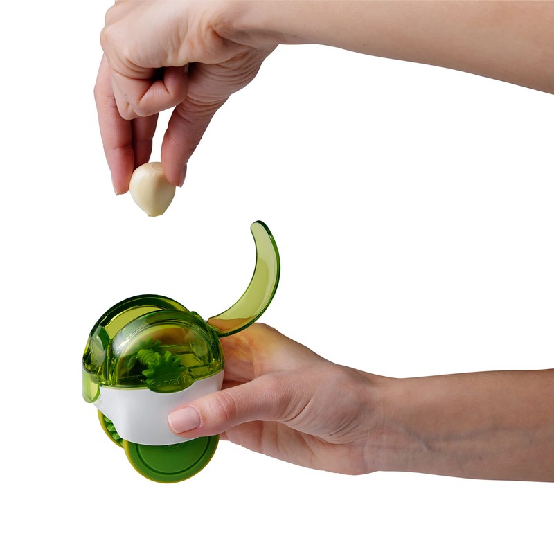 Chef'n 102-663-011 GarlicZoom Garlic Chopper, XL, Green