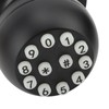 Keypad Door Knob with Lock and Key Round Ball Electronic