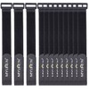 Pack of 12 Reusable Velcro Cable Ties, 2.5 cm x