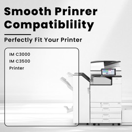 Vylent IMC3000 IMC3500 842251 Black High Yield Toner Cartridges Replacement for 842251 Toner Cartridges for Savin Lanier IM C3000 C3500 Printers(1 Pack,842251)