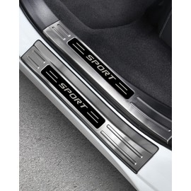 for Honda CRV 2023 2024 2025 2026 Door Entry Guard, Long- Last Door Sill Protectors for CR-V, Durable Premium Stainless Steel Outer Exterior Door Entry Protective Cover- Lower Exterior