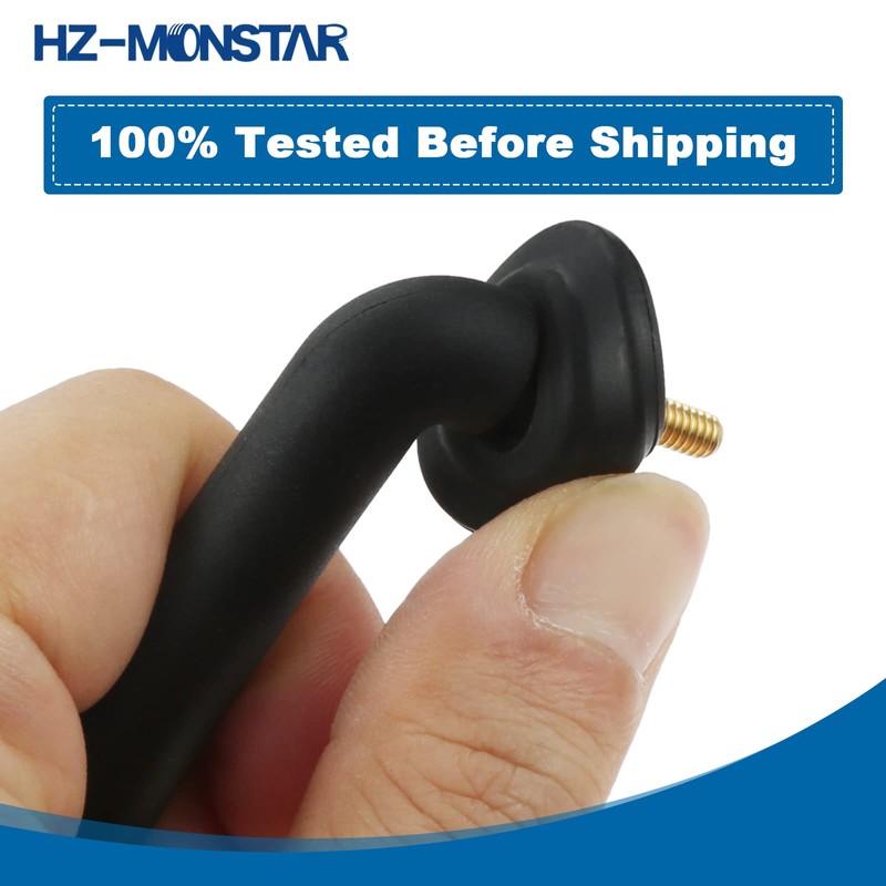 HZ-MONSTAR Front Windshield Hold Down Bracket Strap Hood Footman Loop