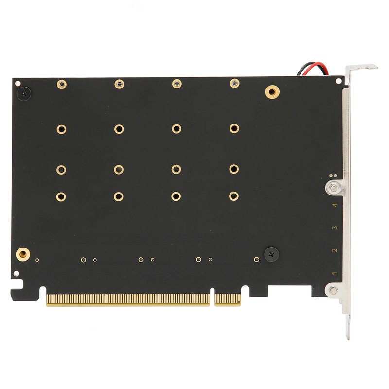 M.2 PCIE Adapter PCIe 4.0 X16 to 4 Port M.2