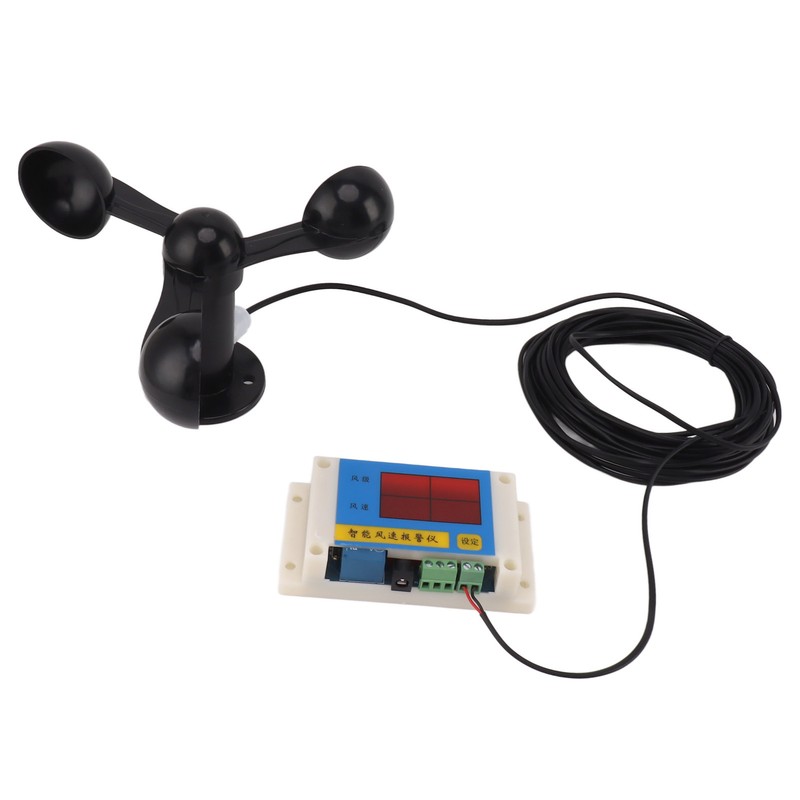 3 Fan Blades Tower Crane Anemometer 3 Blades USB 5V