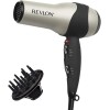Secadora de cabello RevlonFast Flawless Drying RV473CP1 gris y negra