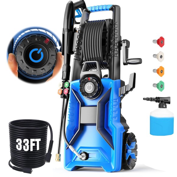 Electric Pressure Washer 5000 PSI 3.0 GPM Adjustable Pressure, Power