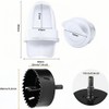 Jindizi 6 Pcs Automatic Chicken Feeder with Hole Saw, Rat