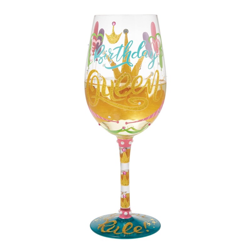 Lolita Birthday Queen Wg Drinking Glasses