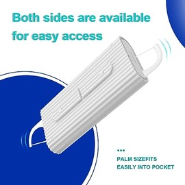 Holy rose Estuche Portátil para Hilo Dental, 4 Cajas, Dispensador de Púas de Hilo Dental para Viajes, 2 Cajas con Palitos de Hilo para Adultos, 160 Unidades, El Estuche para Palillos de Dientes Es Par