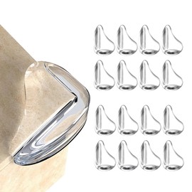 16 Pack Corner Protector for Baby, Clear Corner Protectors, Furniture Corner Guard & Edge Safety Bumpers to Cover Sharp Furniture & Table Edges