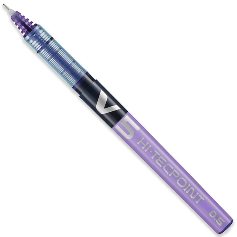 Pilot V5 Hi-Tecpoint Rollerball Pen - Fine 0.5mm Nib -