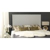 Safavieh Sydney Grey/ White Lattice Upholstered Headboard (Full)