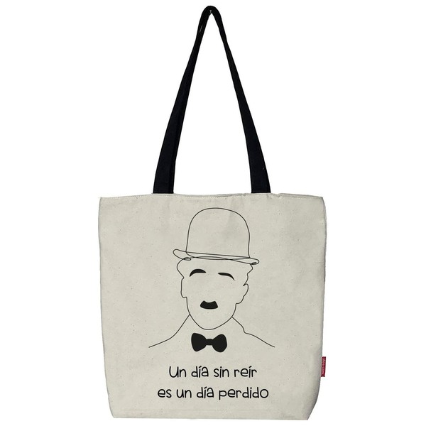 hello-bags. Shopping bag with zip, lining and inner pocket. Exterior: