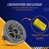 Warzone WZ37TW 3.71-Inch Super Tweeter Speaker, 4 Ohm, 1000W Max