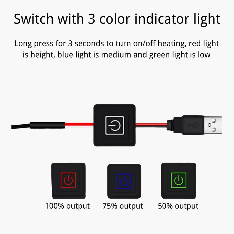 ZJMDUO Dog Jacket with Electric Heating Function,3 Adjustable Temperature,Waterproof,Windproof (XL)