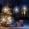 2Pcs Fireworks Light 150 LEDs Christmas String Lights with Remote