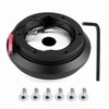 Aluminum Alloy Car Steering Wheel Hub Quick Release Adapter Kit