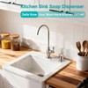 Delle Rosa Soap Dispenser,17OZ Liquid Soap Dispensers for Kitchen Sink,