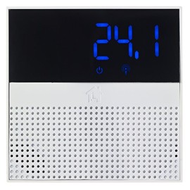 MiHome MIHO069 Smart Thermostat, White, 14cm Square