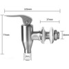DOZYANT Beverage Dispenser Push Style Spigot,Stainless Steel Polished Finished, Water