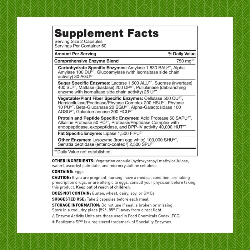 Amy Myers MD Digestive Enzymes, 19 Enzymes for Gut Health