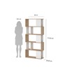 Tvilum Maze Modern Bookcase, Display Shelf and Decorative Room Divider