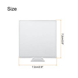 uxcell 200pcs Mini Cake Boards, Mousse Cake Cardboards Square Cake Bases Plates Cupcake Dessert Displays Base Tray for Cupcakes, Cakes, Pastries Base - Grease Proof (Silver Tone)