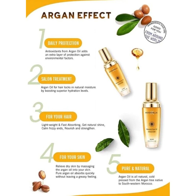 Pure Kooswalla Pure Marrocan Argan Oil 100 ml