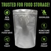Sophos Survival 50 Mylar Bags for Food Storage, Airtight 7-Mil