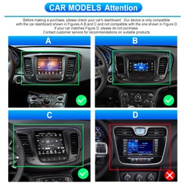 2G+64G for Chrysler 200 Radio Upgrade, Android Car Stereo Carplay for 200 200C 200S 2015-2019, Rimoody 9 Inch Touch Screen Android Auto GPS Navigation Bluetooth FM EQ WiFi + AHD Backup Camera