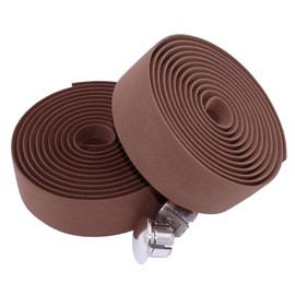 KINGOU Coffee EVA Road Bike Handlebar Tape Cycling Bar Tape Wraps - 2PCS Per Set