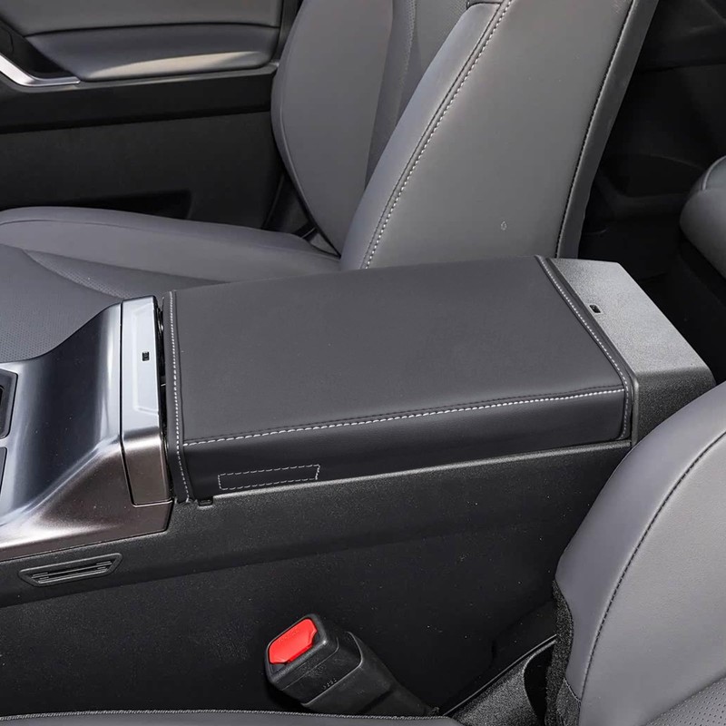 LANZMYAN Armrest Center Console Cover for Toyota New RAV4 2026(Black)