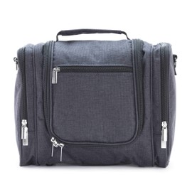 Troussette Premium Hanging Toiletry Bag, Toiletry Bag for Travel Travel Earth®, black, Toiletry bag