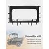 ZIDIYORUO UTV Rear Soft Windshield for 2005-2008 Polaris Ranger 500/700/Crew