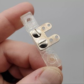 Ademco 10x Ademco 181 Foil Blocks 1.4" Mounting Holes CTC 1-7/8" OAL USA Made