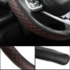 West Llama 3PCS Leather Auto Steering Wheel Cover for 99%