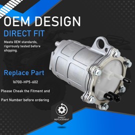 YzusGomumu Fuel Pump Assembly Compatible With 2007-2013 Honda ATV Models Rancher 420 TRX420 Foreman 500 TRX500 Honda TRX700XX Replaces 16700-HP5-602