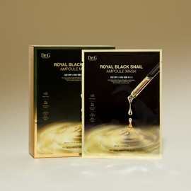 Dr.G (현대Hmall)닥터지 로얄 블랙 스네일 앰플 마스크 10매 (Hyundai Hmall) Dr. G Royal Black Snail Ampoule Mask 10 Sheets
