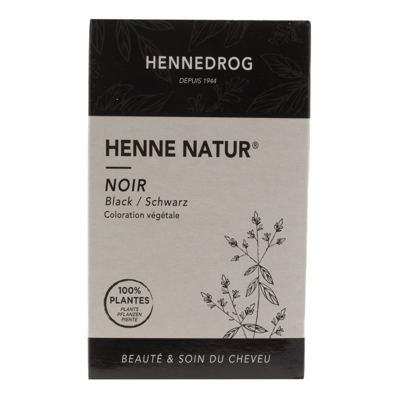 Hennedrog - Henna Natural Black 4 x 90 g