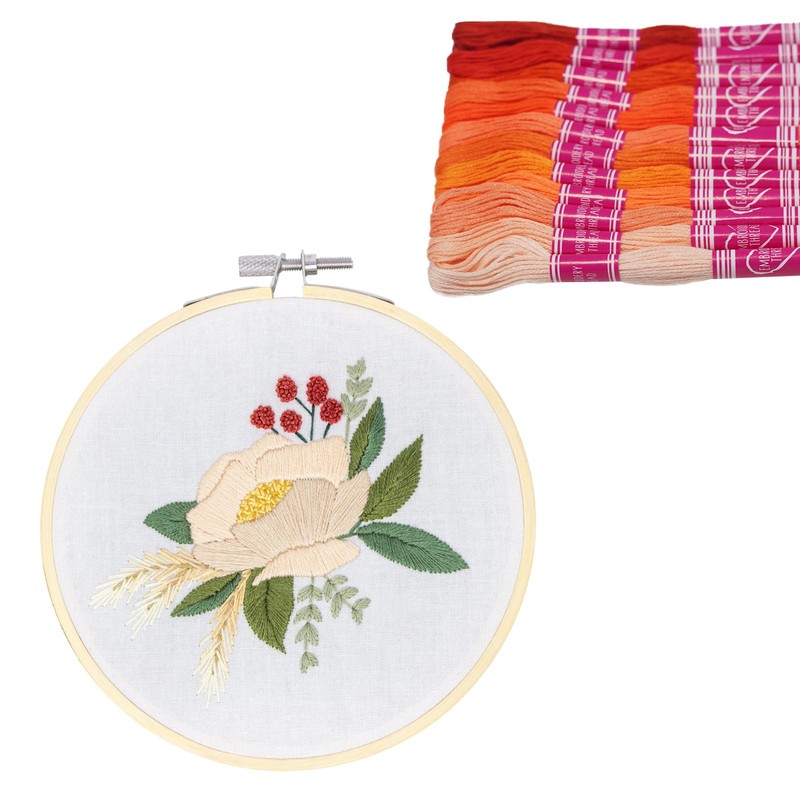 Friendship Bracelet String 12 Skeins, Embroidery Floss Cross Stitch Embroidery