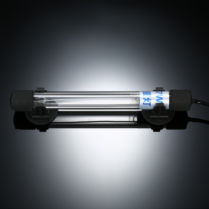7W UV Light Sterilization Lamp Submersible Ultraviolet Sterilizer Water Disinfection