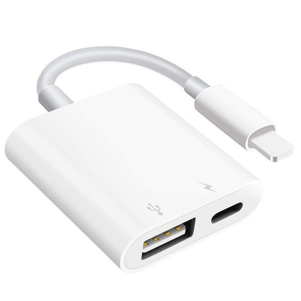SUNTRSI SUNTRSI USB Camera Adapter with Charging Port,Portable USB Female