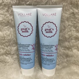 VOLLARE 2 pack of VOLLARE Goat's Milk+UREA Regenerating & Smoothing Foot Cream 100ml
