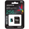 Tarjeta de memoria Adata AUSDX256GUI3V30SA2-RA1 Premier Pro con adaptador SD