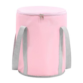 Cicogna Foot Bath Foot Bath Bucket, Foldable, Lid Included, Simple, Icing Bucket, Designed to Fit Your Room, Camping, Sports, Lightweight, Portable, Deep, Pink L