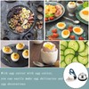 QUNLIUJIAO Set of 2 Egg Cutters with Egg Cutter, Egg