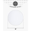 qiqee 40-Packs Cake Boards Round 10 Inch White Circles Rounds